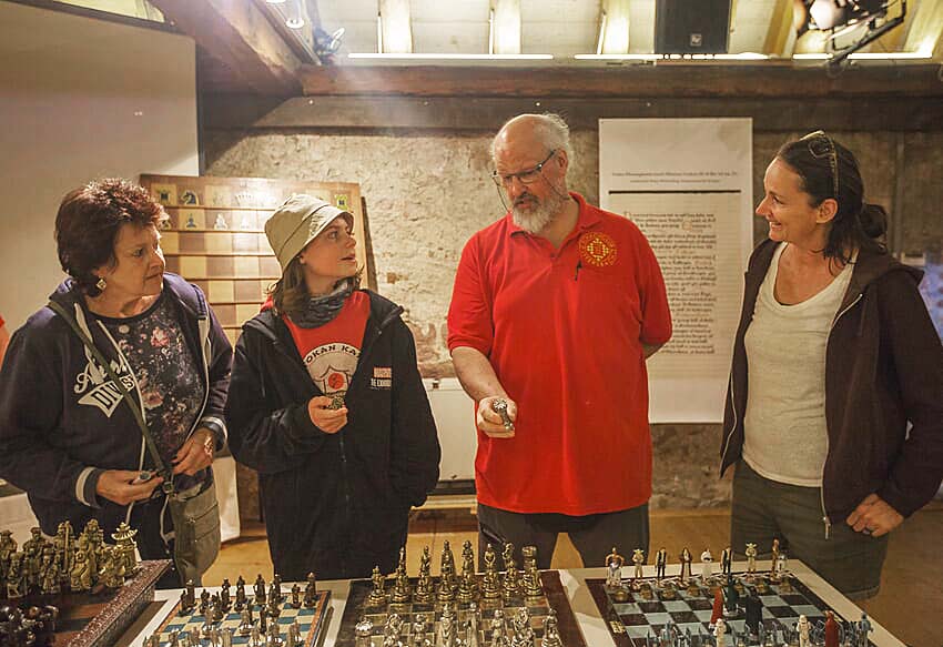 Schachausstellung im Heimatmuseum Ittersbach
