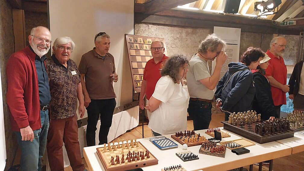 Schachausstellung im Heimatmuseum Ittersbach